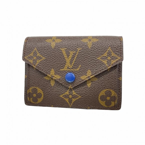 Louis Vuitton Monogram Portefeuille Marie Wallet M60285 Blue Women's - Picture 1 of 12